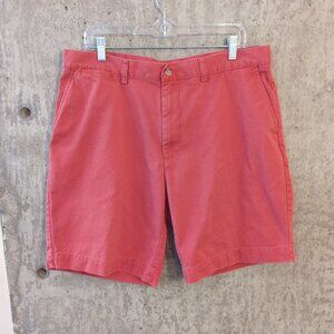 Polo Ralph Lauren Mens 36 (measures 37) Salmon Pink Chino Shorts 100% Cotton